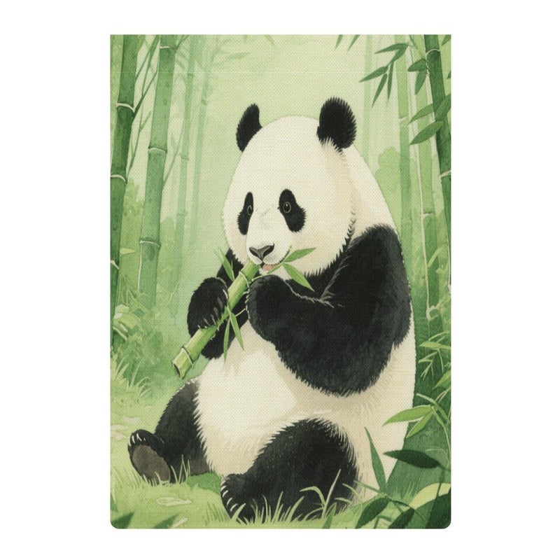 Double Sided Burlap Panda Garden Flag 18.5x12.6 Inch Outdoor Yard Decoration - Image 5