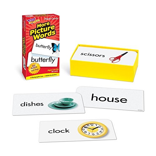 Trend Enterprises: More Picture Words Skill Drill Flash Cards, Great for Skill Building and Test Prep, Photo Cues, Builds Vocabulary, 96 Cards Included, for Ages 6 and Up - Image 3