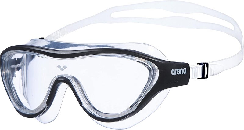 ARENA Unisex Adult The One Swim Mask Fitness Swimming Goggles - Clear/Black - Image 1