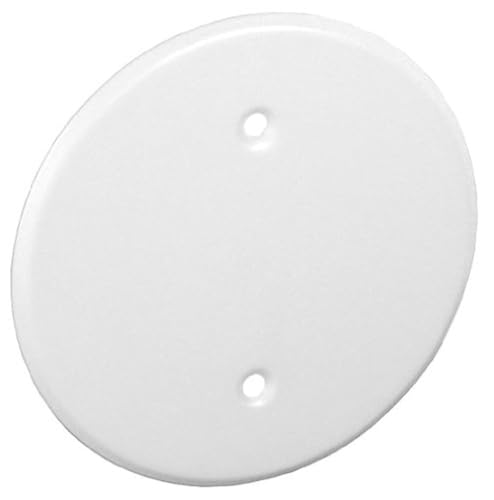 Garvin Industries White Ceiling Blank-Up Covers 5 Inch Diameter 1/4 Inch Edge Taper - Image 2
