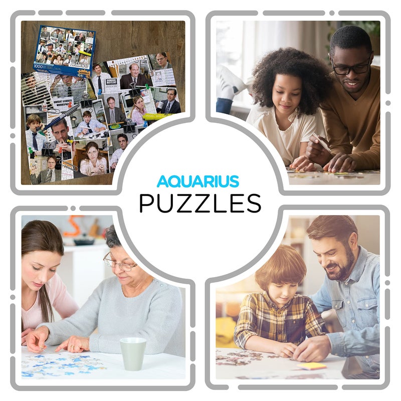 AQUARIUS The Office Cast Collage Puzzle 1000 Piece Jigsaw Puzzle  Glare Free  Precision Fit  Officially Licensed The Office Merchandise  Collectibles  20 x 28 Inches - Image 4
