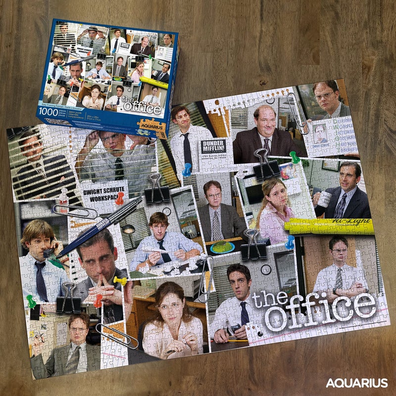 AQUARIUS The Office Cast Collage Puzzle 1000 Piece Jigsaw Puzzle  Glare Free  Precision Fit  Officially Licensed The Office Merchandise  Collectibles  20 x 28 Inches - Image 3
