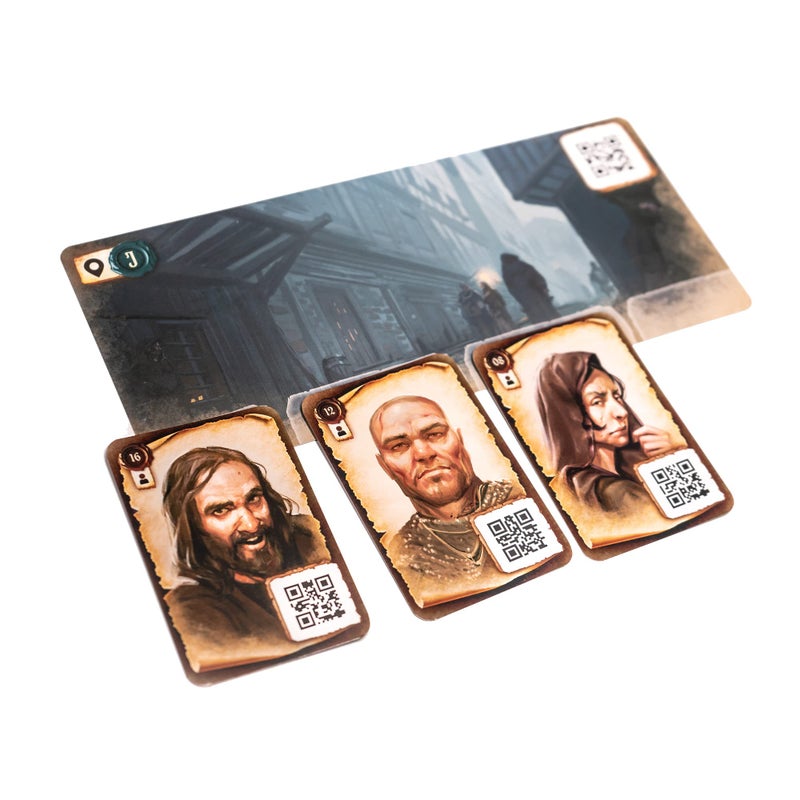 LUCKY DUCK GAMES Chronicles of Crime Millennium 1400 Board Game - Immersive Detective Mystery Adventure, Cooperative Game for Kids and Adults, Ages 12+, 1-4 Players, 60-90 Minute Playtime, Made by Lucky Duck Games - Image 4