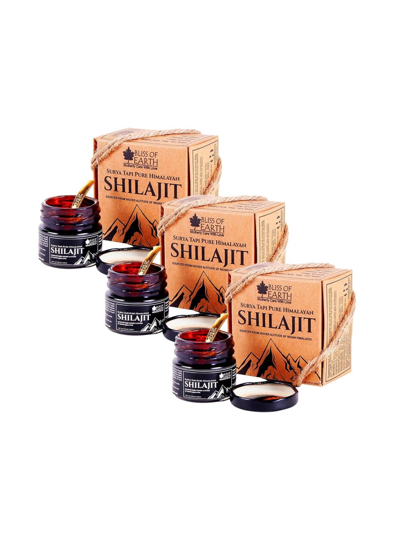 BLISS OF EARTH Bliss of Earth Surya Tapi Himalayan Shilajit Resin Sun Dried Premium Shilajeet 20gm  - Image 1