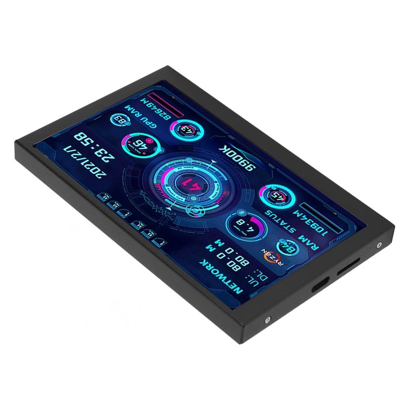 مراقبي بيانات معالجات الحواسيب (CPU) شاشة IPS 5 بوصات من نوع USB C (TYPE C) عرض درجات الحرارة مراقبي بيانات معالجات الحواسيب (CPU) ووحدات المعالجة الرسومية (GPU) والذاكرة العشوائية (RAM) - Image 2