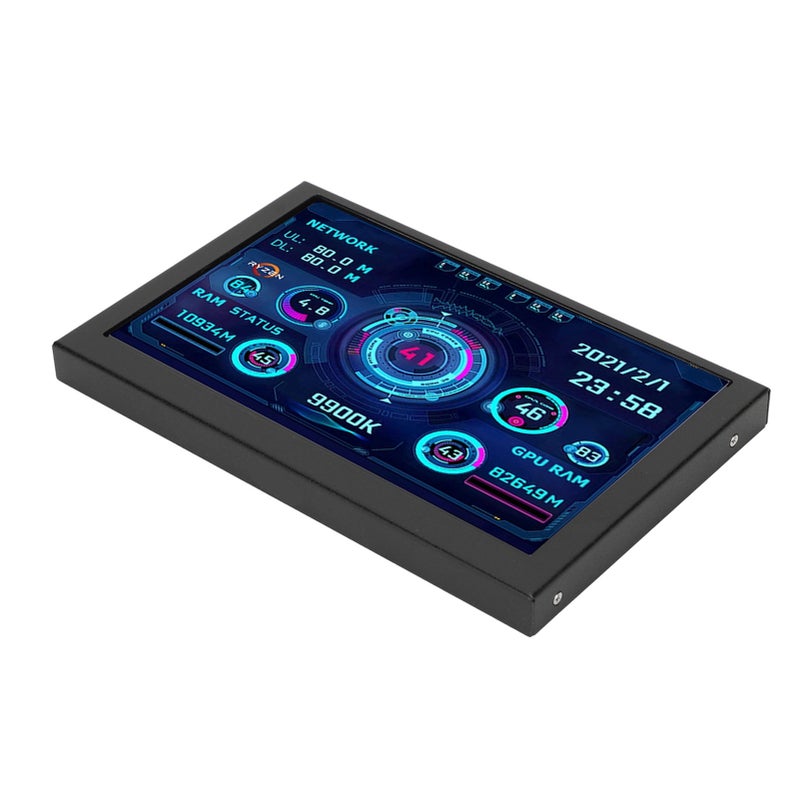 مراقبي بيانات معالجات الحواسيب (CPU) شاشة IPS 5 بوصات من نوع USB C (TYPE C) عرض درجات الحرارة مراقبي بيانات معالجات الحواسيب (CPU) ووحدات المعالجة الرسومية (GPU) والذاكرة العشوائية (RAM) - Image 5