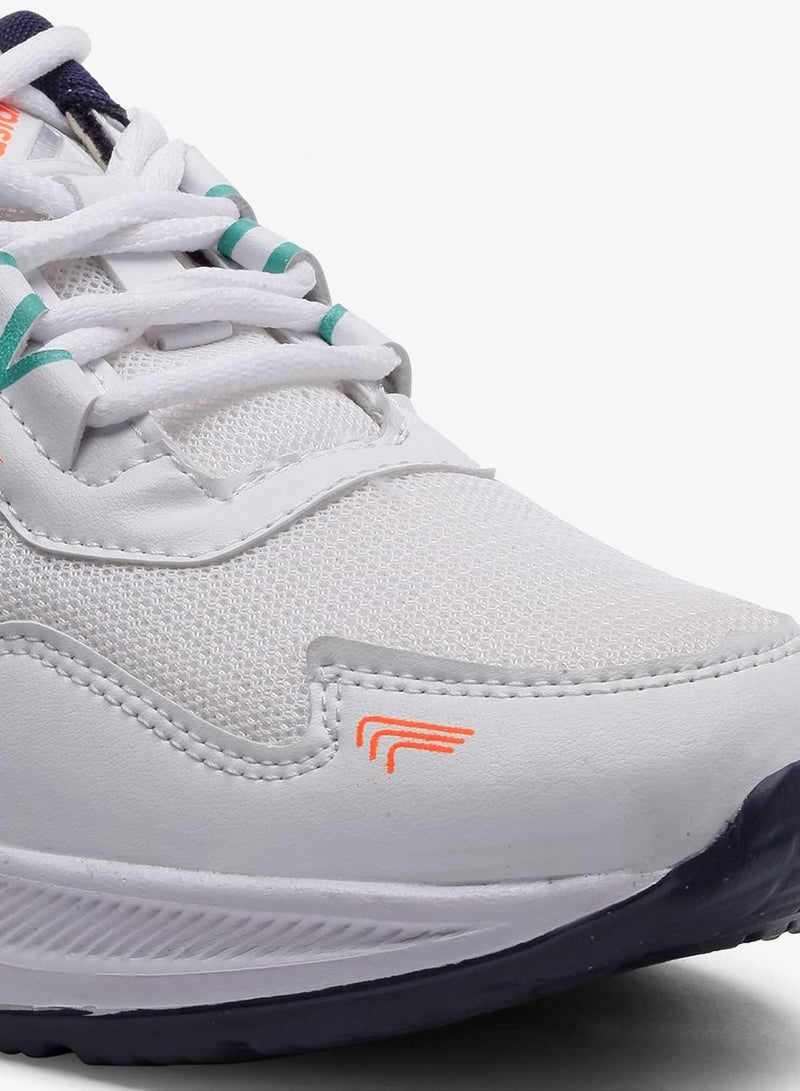 أسيان أحذية رياضية بيضاء وبرتقالية للرجال والأولاد - Image 4