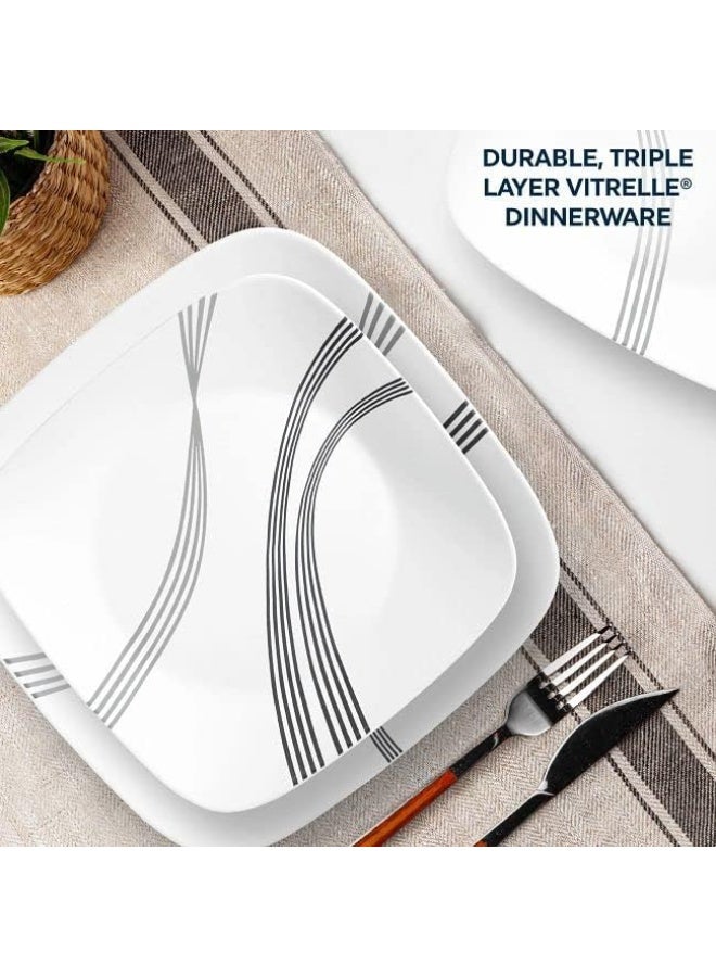 Corelle Urban Arc 16pc, Chip & Break Resistant Dinnerware Set, Service for 4 - Image 2
