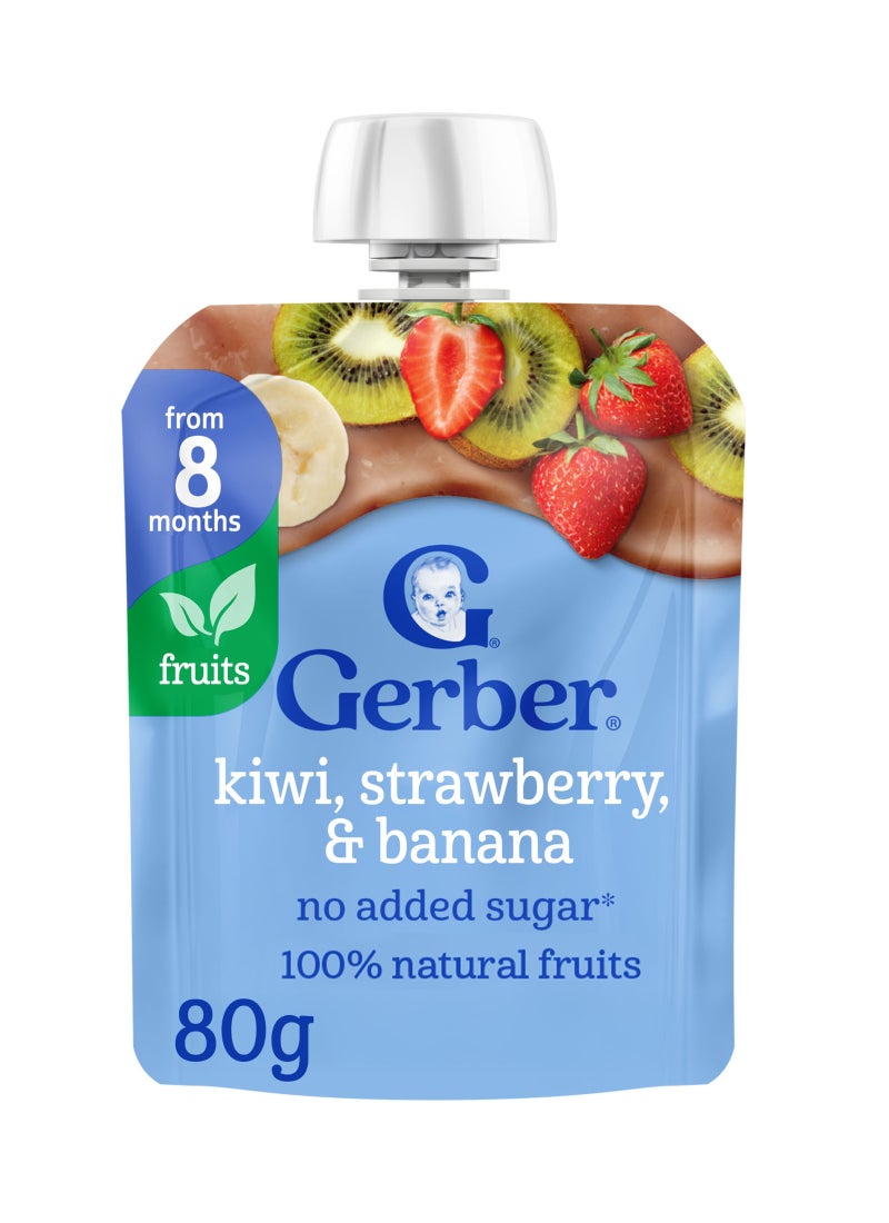 Gerber Kiwi Strawberry And Banana Puree Pouch - Image 1