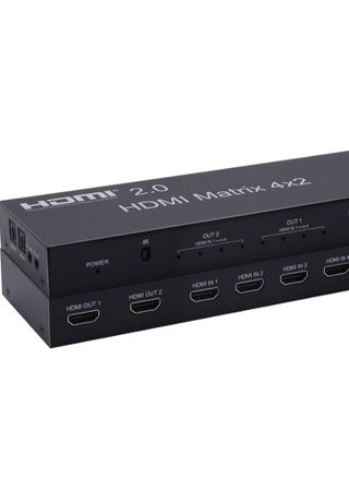 HDMI Matrix Switcher 4X2 with Multiview, HDMI Multi-Visor Quad Multi-viewer Dual Monitor 4K HDMI 4 in 2 Out Multiviewer - pzsku/Z50670284CEC0DD3590EBZ/45/_/1730285831/2da1b346-69ea-4183-a707-af2ef5d9cdfa