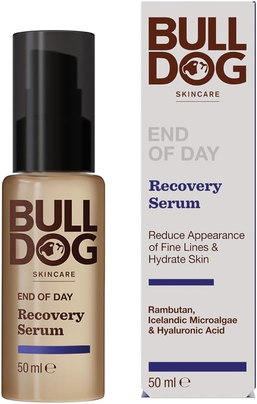 Bulldog Skincare End Of Day Recovery Serum For Men Reducing Fine Lines and Wrinkle Gel 50ml 1 540 grams X302448900