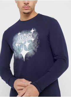 Seventy Five Basics Graphic Long Sleeve T-Shirt  - Image 3