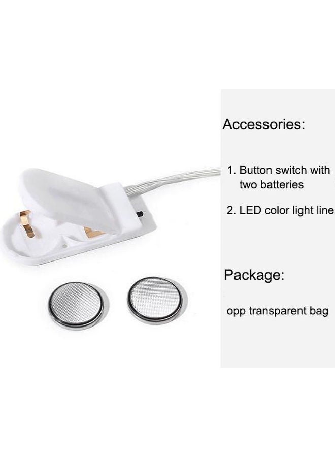 NIBEMINENT Indian Feather Dream Catcher Pendant With Led Light Multicolour 75cm - Image 5