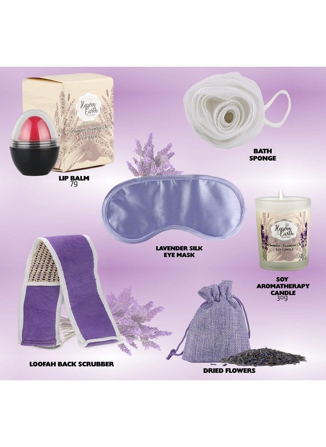 Rachelle Parker Deluxe Xl Spa Gift Basket For Women Natural Lavender Chamomile Spa Bath Set Infused With Essential Oils. Sulfate Free Spa Gift Set To Soothe & Moisturize Your Skin (Lavender Chamomile)  - Image 5