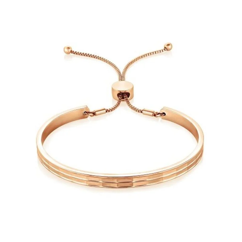 باكلي لندن BUCKLEY LONDON DALSTON BANGLE - ROSE TONE