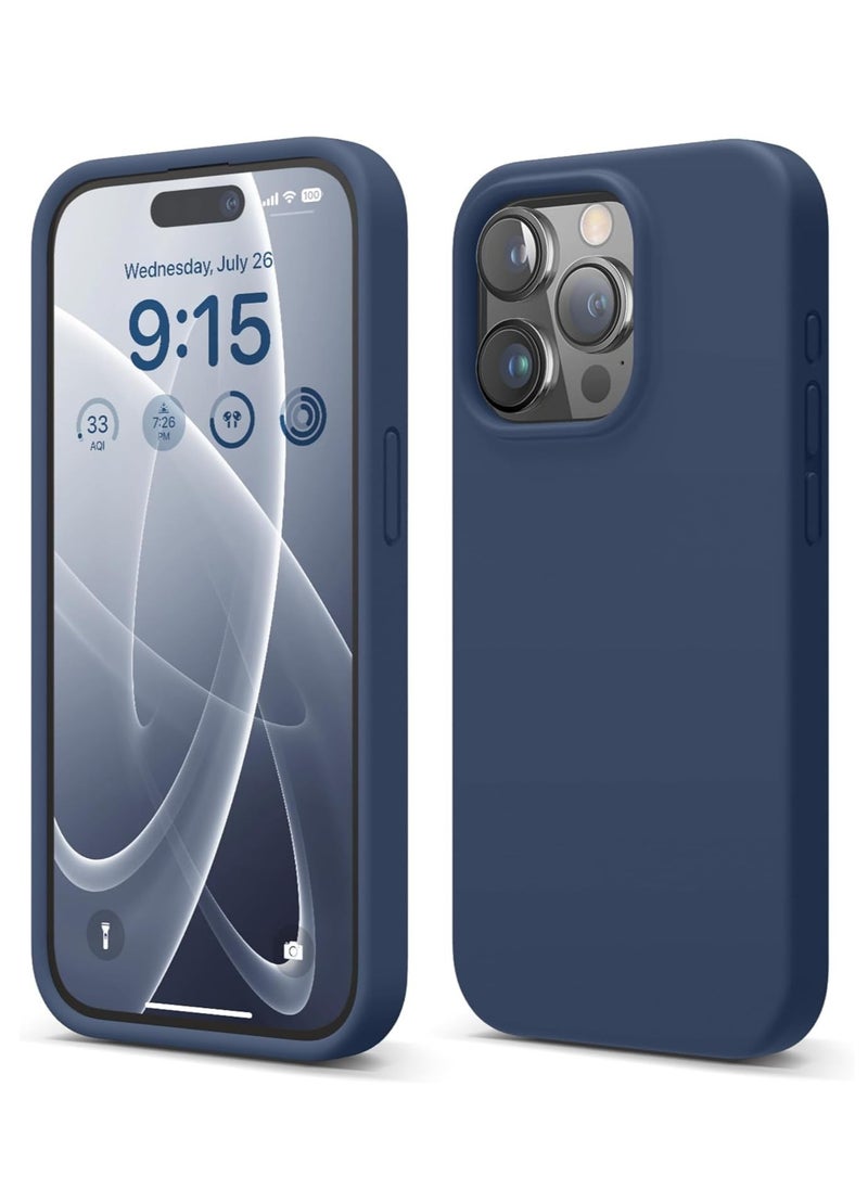 BORTONY iPhone 16 Pro Max Cover Silky Soft Liquid Silicone inside Microfiber Lining  Anti-Scratch Shockproof Protective Case For iPhone 16 Pro Max 6.9 inch  - Image 1