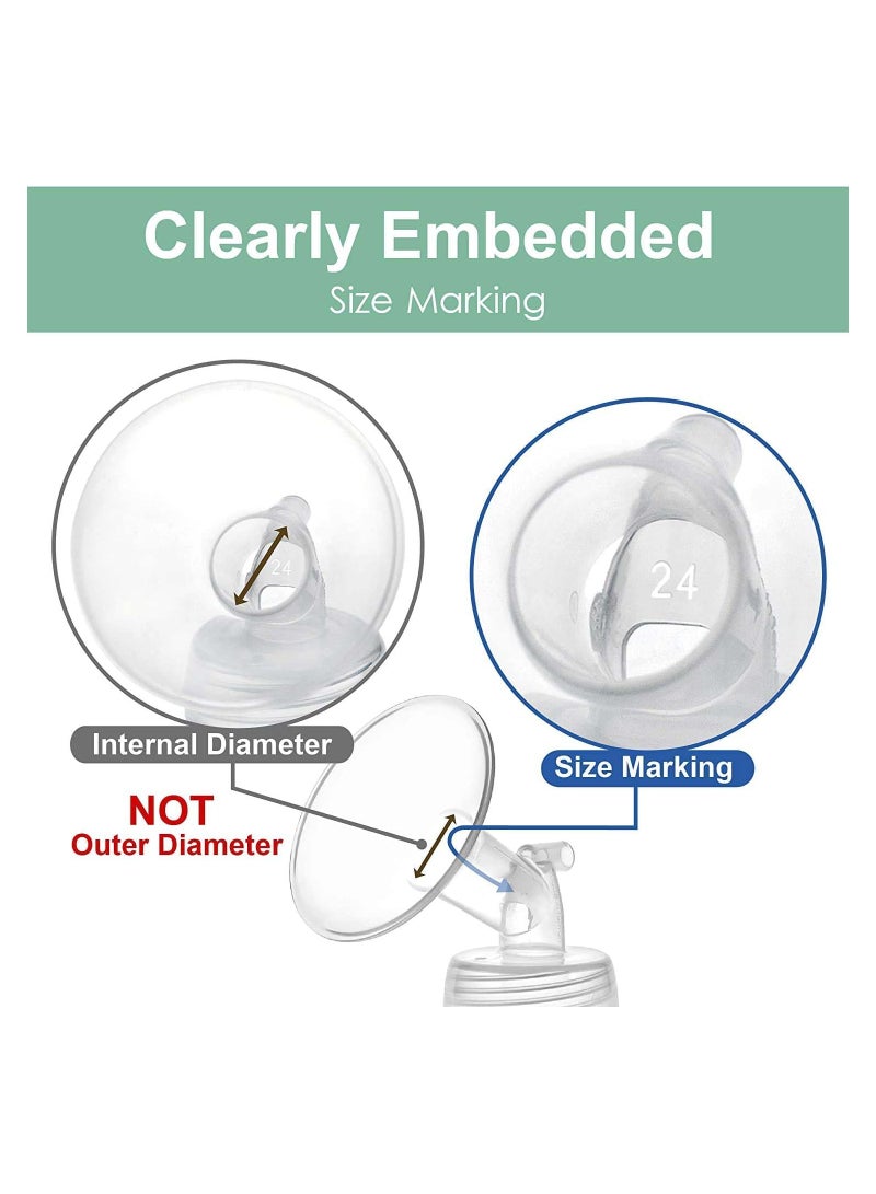 SYOSI قطعة مضخة لمضخة الثدي Spectra S1 S2 Spectra 9 Plus بما في ذلك فوهة واسعة مقاس 18 مم ليست أصلية لـ Spectra وليست لـ Spectra Baby قطع غيار من الولايات المتحدة - Image 4