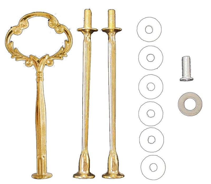 Snoogg Metal Stand for Cake Stand Tower. 3 Tire DIY Craft - Image 1