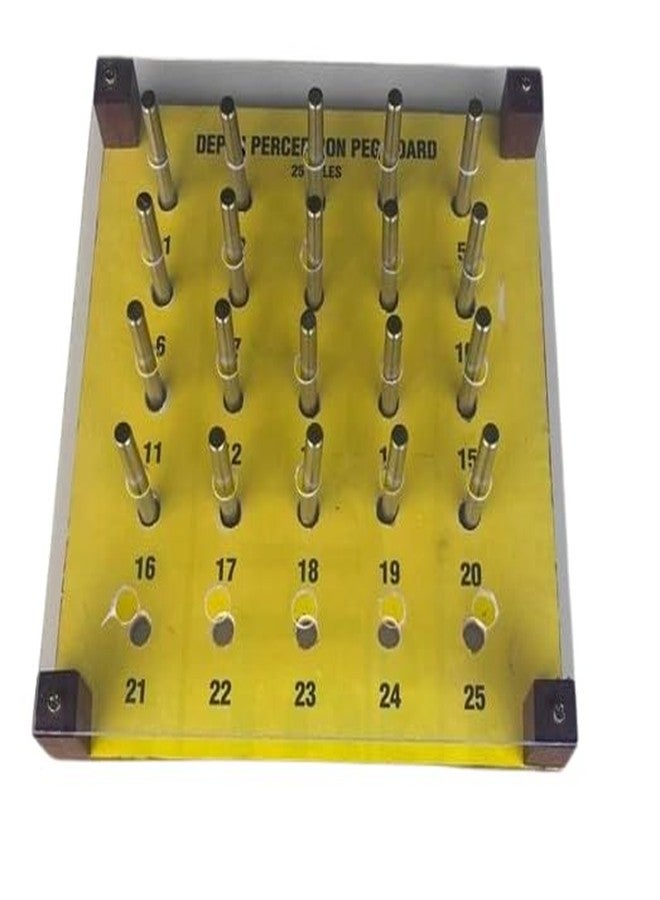 Albio Depth Perception Peg Board Eye Hand Co-ordination Set 25 Holes - Image 1