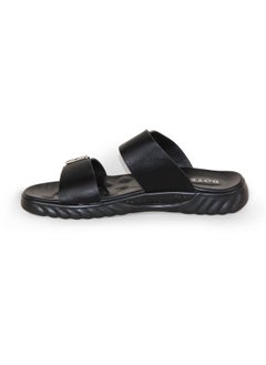 BOTELI Men's Genuine Pu Leather Comfortable Non-slip Slippers Top Grade Soft Outsole Comfortable Sandals  - Image 3