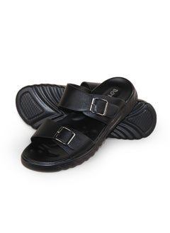 BOTELI Men's Genuine Pu Leather Comfortable Non-slip Slippers Top Grade Soft Outsole Comfortable Sandals  - Image 1