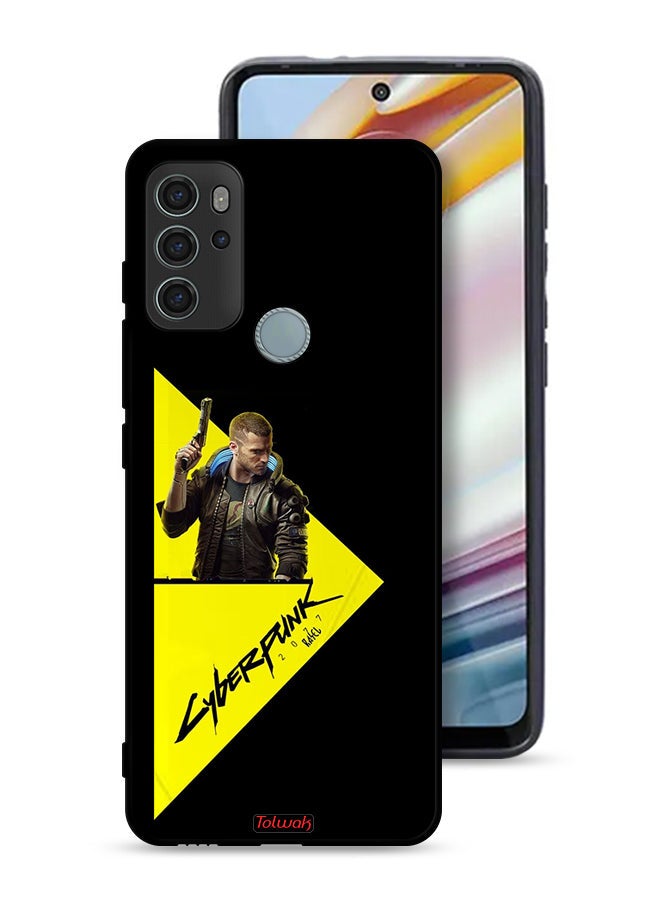 Tolwak Motorola Moto G60S Protective Case Cover Cyberpunk 2077  - Image 1