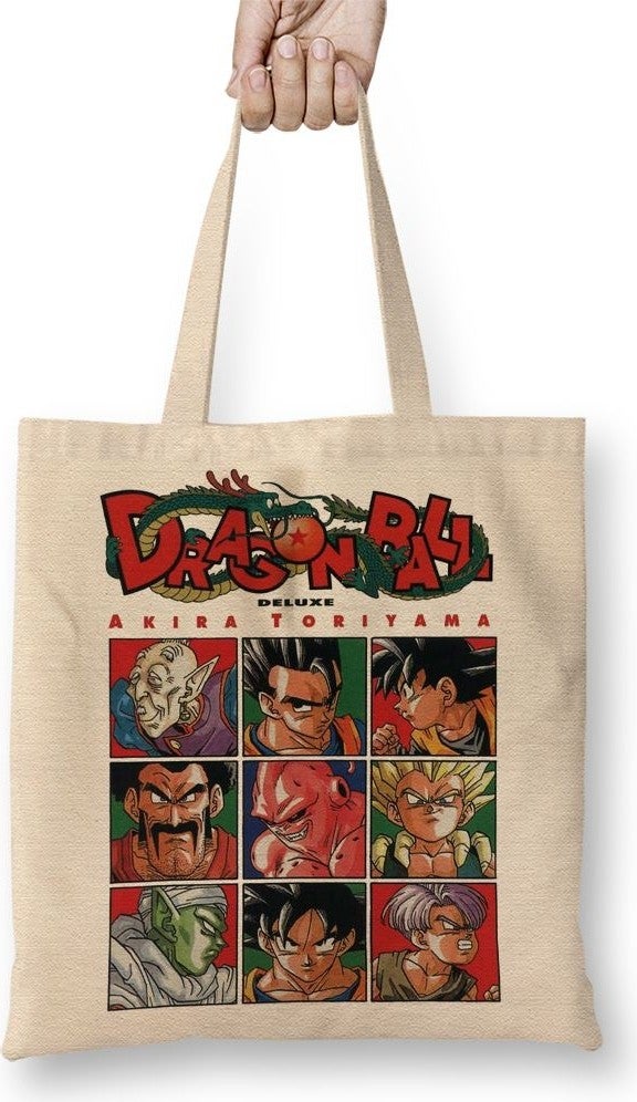 Baskı Dükkanı Print Shop Dragon Ball Z Membros Quadro Cloth Bag Long Handle