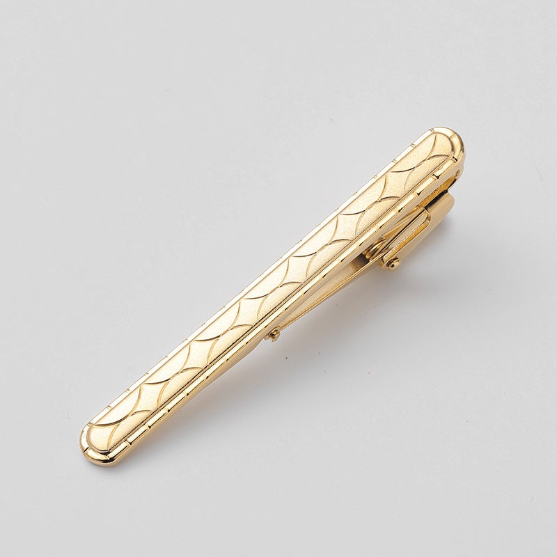 Simple Fashion Tie Clip Gold And Silver Double Color Tie Clip Dress Tie Clip Wedding All-Match Tie Clip Men'S Business - Image 3