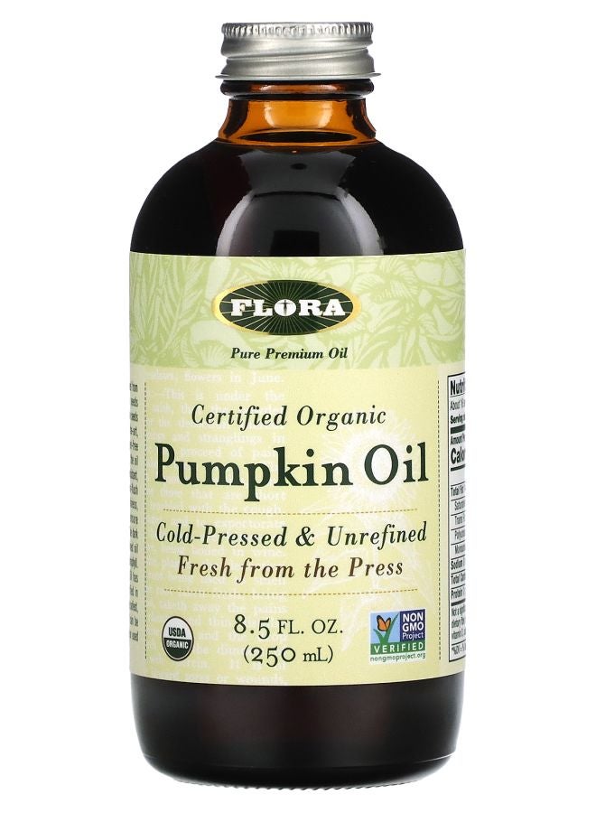 Certified Organic Pumpkin Oil 8.5 fl oz (250 ml)