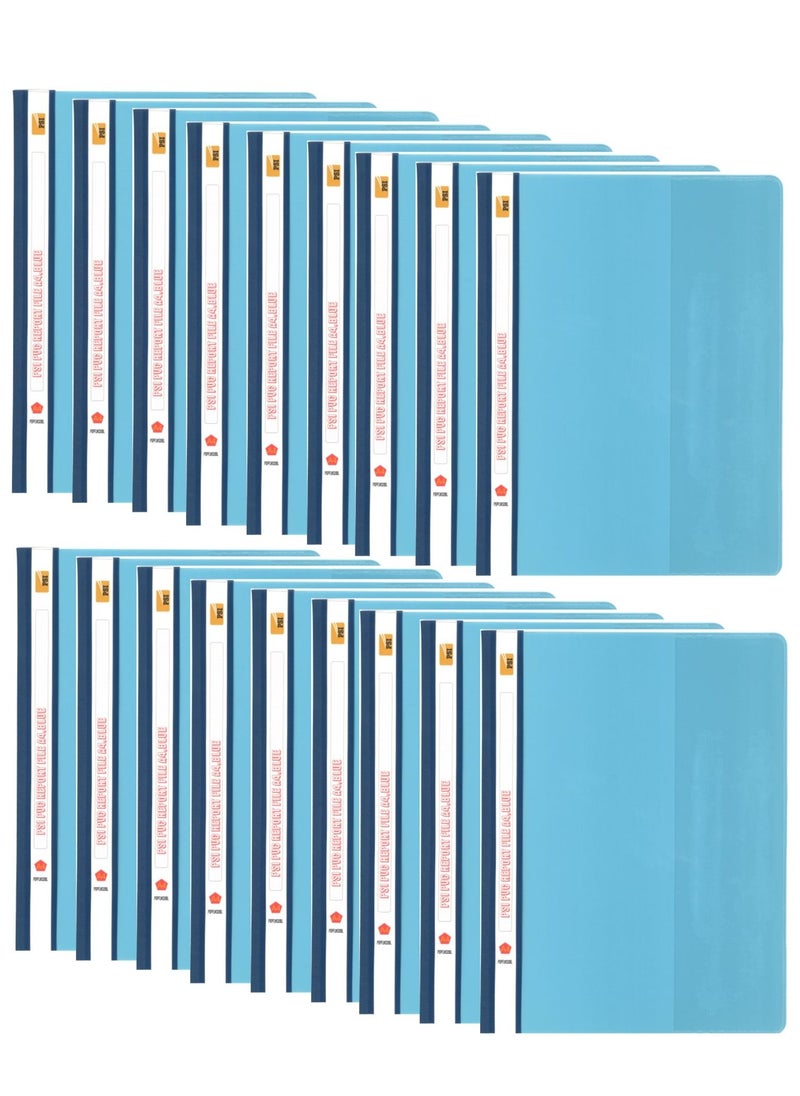 Psi 18-Piece A4 Size Report File Blue  - Image 1