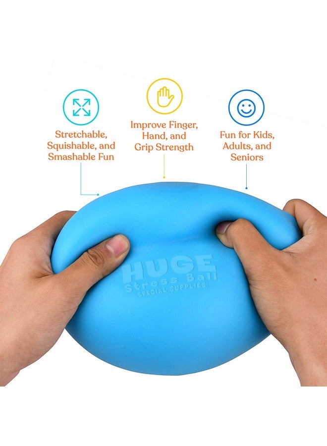 Special Supplies Special Supplies 2 Huge Giant Stress Balls for Kids Adults, Jumbo Size 2 Pack, Colorful and Squishy Sensory Toys with Soft, Squeezable Fill, Low Dexterity and Anxiety Therapy - Image 5