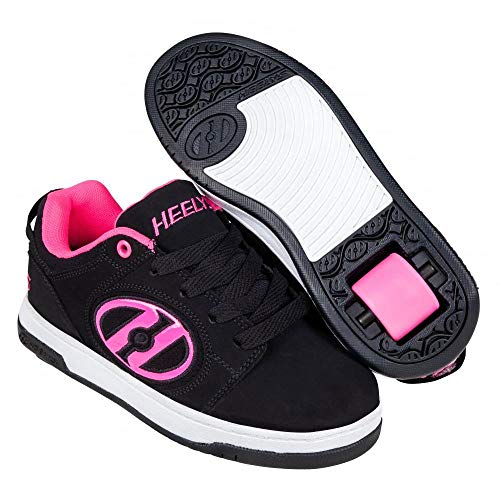 HEELYS Voyager Youth Girls Athletic Skate Shoe | Little Kid Black/Pink - Image 2