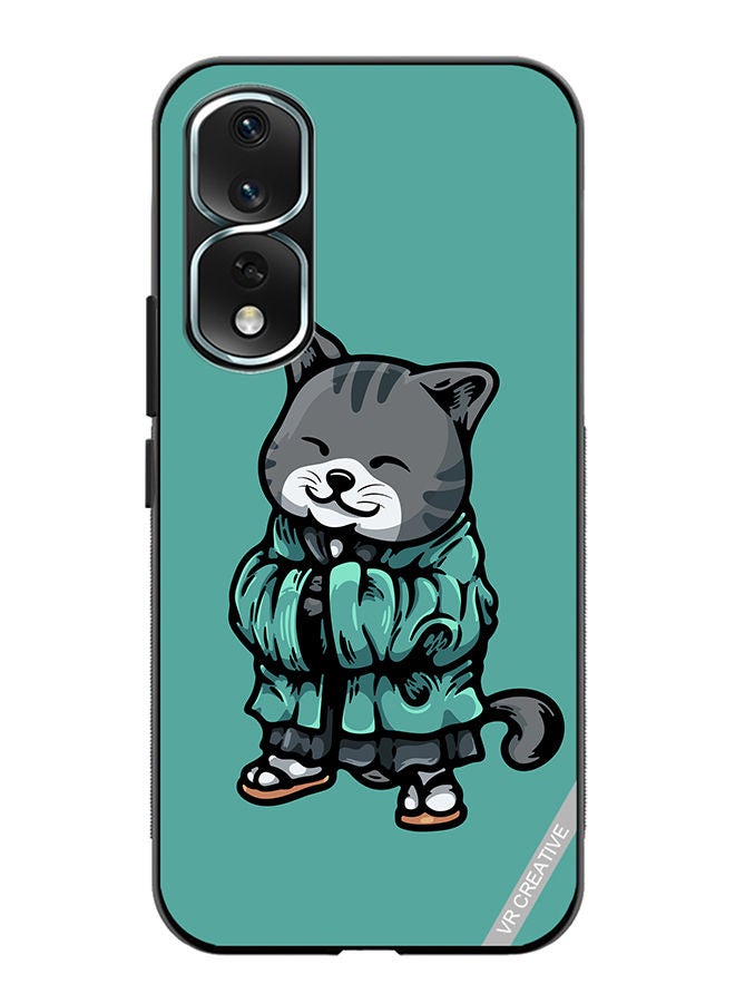VR CREATIVE Protective Case Cover For Honor 80 Pro Kimano Cat Design Multicolour - Image 1