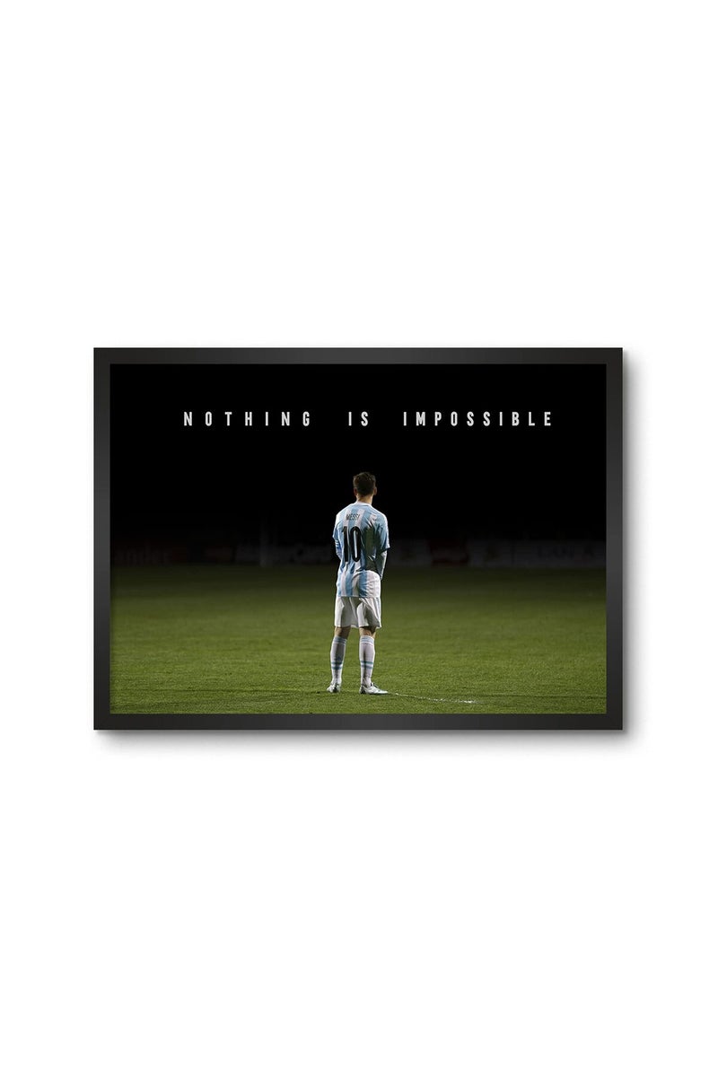 LAMRON Messi: Nothing is Impossible Framed Poster - Image 1