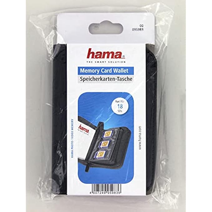 Hama | CASE FOR 18 SD/MMC CARDS | BLACK LEATHER STYLE - Image 2