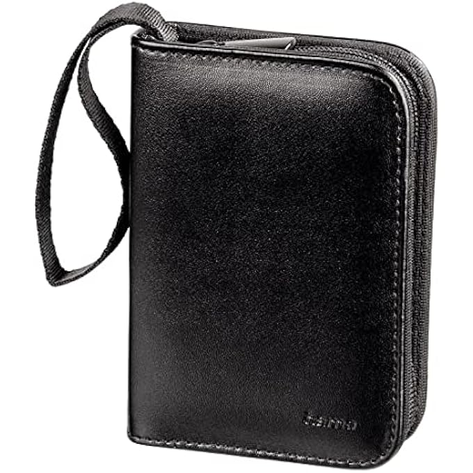 Hama | CASE FOR 18 SD/MMC CARDS | BLACK LEATHER STYLE - Image 1