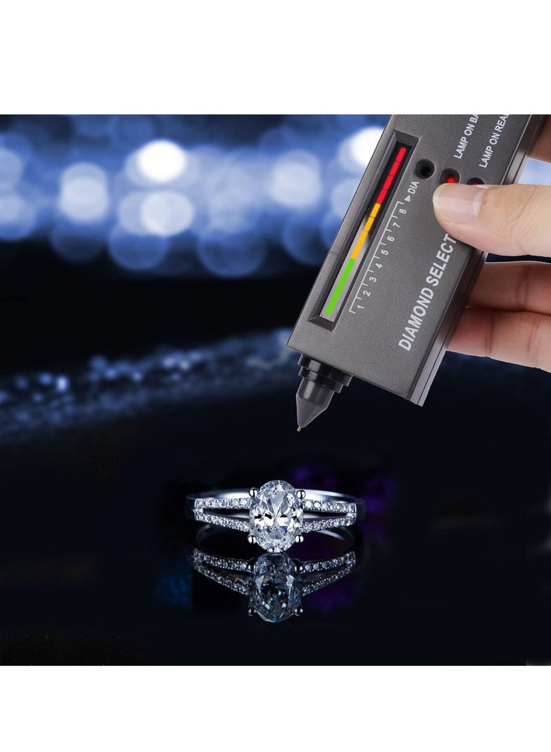 Jeweller المهنية عالية الدقة اختبار الماس ، ومناسبة للمبتدئين والخبراء - بما في ذلك الماس المختار الثاني 9V البطارية - Image 3