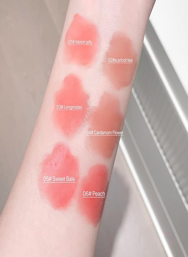 Gege Bear Bear-Shaped Lipstick | Moisturizing Liquid Lipsticks Texture | Waterproof Hydrating Lip Care with Natural Makeup Look | High-Shine Gloss Lightweight, Moisturizing Lipgloss | Cute Bear Packaging & Non-Sticky Feel | Aesthetic Shades | for Girls & Women (04# Cardamom Flower, 3.8g) - Image 2