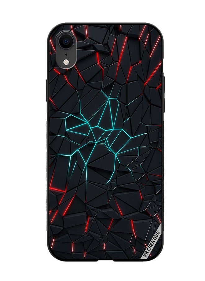 VR CREATIVE Protective Case Cover For Apple iPhone XR Abstracts Design Multicolour  - Image 1