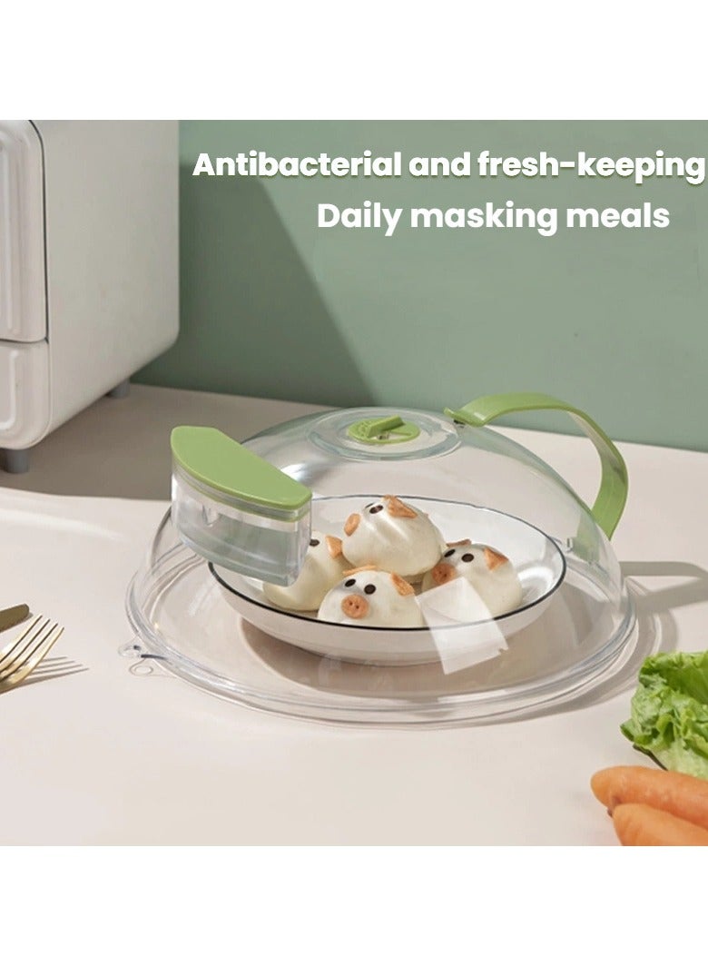 general Microwave Splatter Cover High-Temperature Resistant Food Heating Lid Food Preservation Cover Oil-Proof Cover Microwave Splatter Shield Dish Lid - Image 3