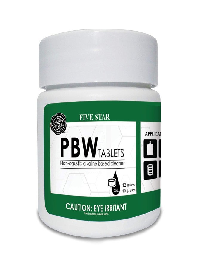 Five Star PBW Tablets - 10 g(1 Tablet Per 1 Gallon of Water) 12ct - Growler, Carboy, Keg Cleaner - Image 1