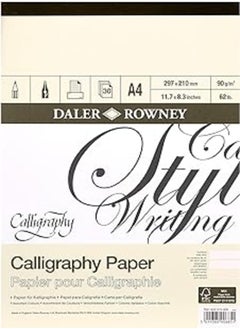 Daler Rowney DR Calligraphy Pad - A4, GDACPA4 