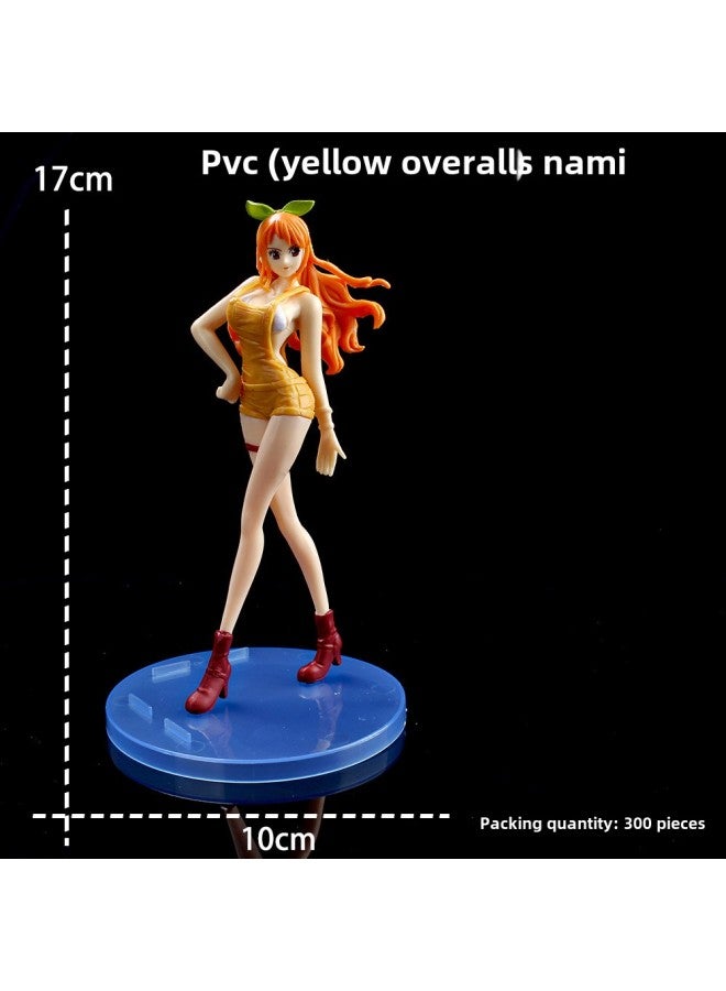 Women's Figure Collection Of Fulian Aniya Irena Sonia Nana Yukino Hatsune Conner Camu Y-Color:46 (yellow Overalls) Nami  - Image 1