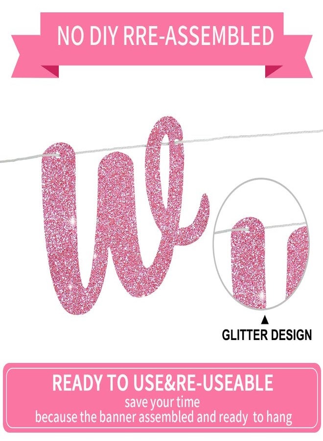 بيشيدا لافتة "بيشيدا" الوردية "نحن نقدرك" - لافتة تقدير للموظفين لتزيين حفلات المكتب، شكرًا لك أيها الموظف، المعلم، الطبيب، الممرضة، تقدير الموظفين - Image 3