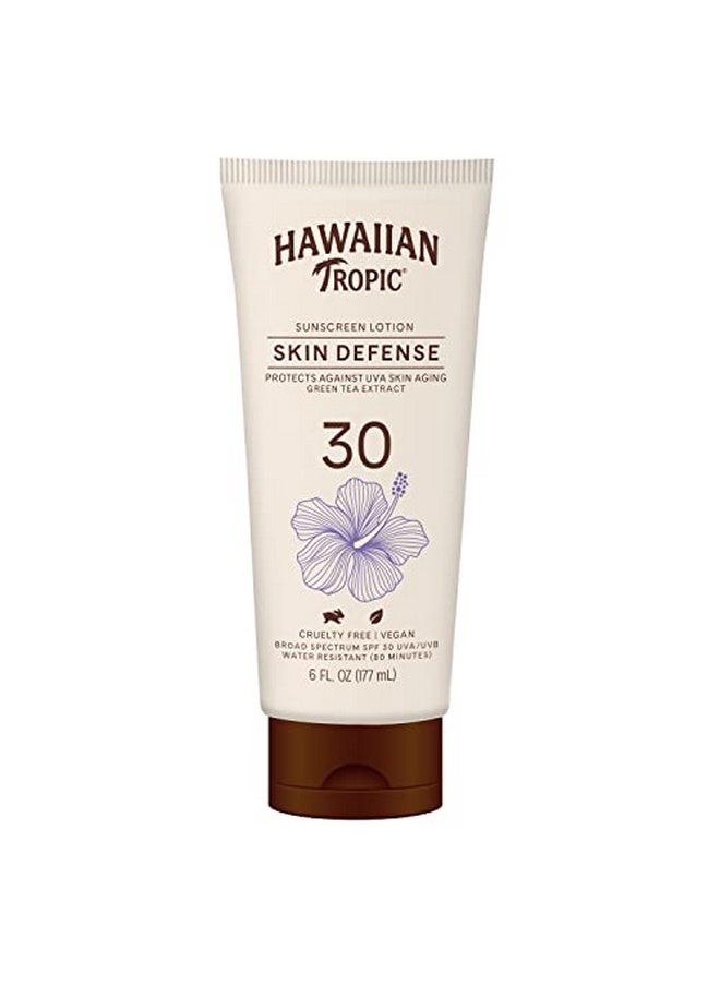 Hawaiian Tropic لوشن واقي من الشمس مضاد للأكسدة من أوايان تروبيك، خفيف الوزن، حماية من أشعة الشمس واسعة النطاق بعامل حماية من أشعة الشمس 30، 6 أونصات  - Image 1