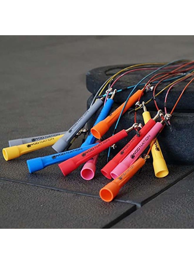 WOD Nation Speed Jump Rope - Blazing Fast Rope for Endurance training for Boxing, MMA, Martial Arts or Just Staying Fit + FREE Video Training Included - Fully Adjustable to Fit Men, Women and Children - Image 5