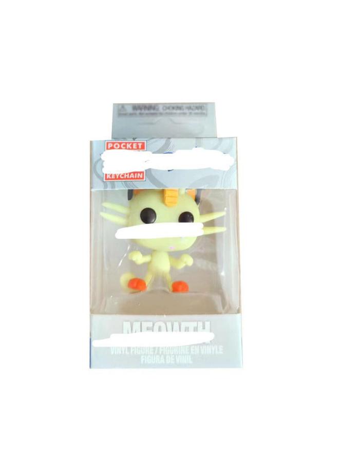 POP Pocket Anime Peripheral Hand-made Miaofrog Seed Fire-spraying Dragon Pikachu Gigny Turtle Keychain-Color:Meow Key Chain - Image 1