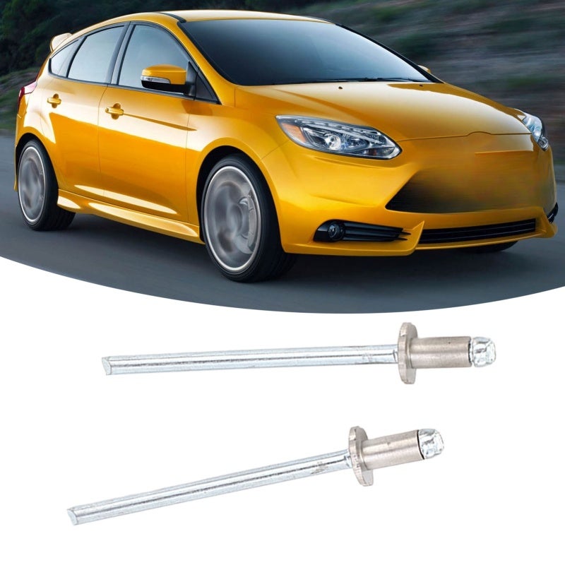 Rosette Rivets 304 Stainless Steel Wear Resistant Vehicle Rivets - Precise Fit Direct Replacement Tag Fasteners for Chrysler Ford AMC VIN Door Tags & Vehicle Exterior Panels - Image 1