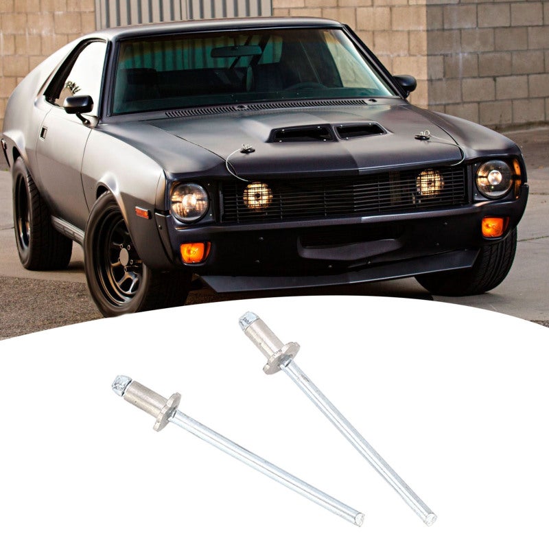 Rosette Rivets 304 Stainless Steel Wear Resistant Vehicle Rivets - Precise Fit Direct Replacement Tag Fasteners for Chrysler Ford AMC VIN Door Tags & Vehicle Exterior Panels - Image 5