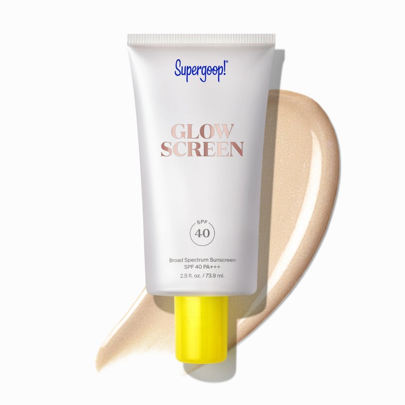 Supergoop! Glowscreen (SPF 40) - 2.5 fl oz - Glowy Primer + Broad Spectrum Tinted Sunscreen - Helps Filter Blue Light - Hydration - Hyaluronic Acid & Vitamin B5 - Image 1